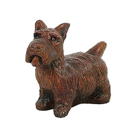 Solid Rock Stoneworks Scottish Terrier Dog Garden Statue- 10in Tall