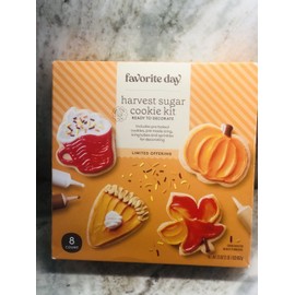 Hyde Favorite Day. New-Ready To Decorate Harvest Sugar  Cookie Kit. 23oz.