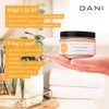 DANI - Exfoliante de azúcar natural, 14 oz
