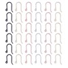 PH PandaHall 120pcs Earring Hooks, 4 Color Non-Allergenic Plastic Ear