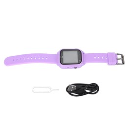 Kids Smartwatch IP67 Waterproof Color Touchscreen Boy Girl Watch with 26 Games Music Video Camera Alarm Clock Purple