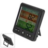 Indoor Temperature Humidity Gauge Clock Large Screen Electronic Digital Display