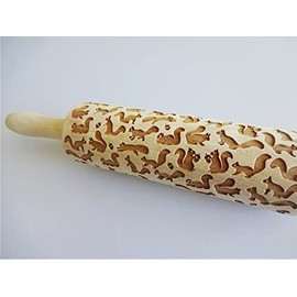 Squirrel Rolling Pin for Homemade Pastries
