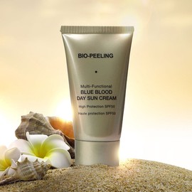 Bio Peeling Blue Blood Day Sun Cream 50ml + Sample Free / 바이오필링 블루블러드 데이 썬크림 50ml + 샘플 증정