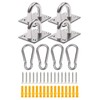 Pad Eye Carabiner Eye Plate [Set of 4] Sunshade Sail