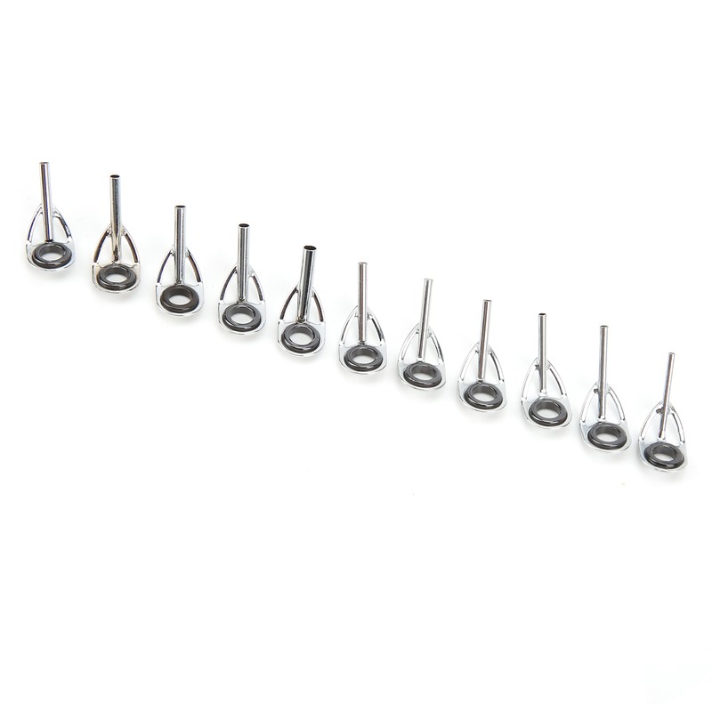 100Pcs Fishing Rod Guide Ring Set Ceramic Guide Eye Sets