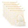 Jagowa 5pc Waterproof Shoe Storage Bags - 30x35cm Transparent Drawstring