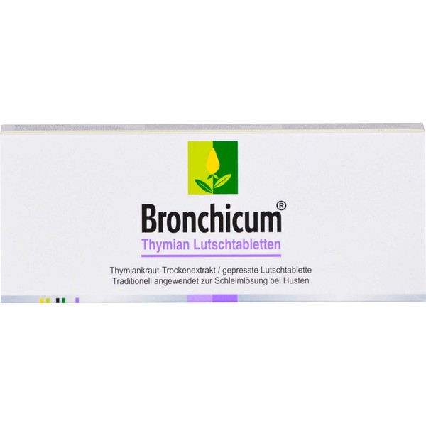 Bronchicum Thymian Lutschpastillen, 20 St. Tabletten