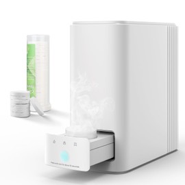 CRILEAL Hot Towel Dispenser & Face Hot Towel Warmers for Bathroom, 55°C (131°F) Smart Machine Instant 5s Heating Pop-Out Drawer with 20 Disposable Face Drying Towels for Skin Care