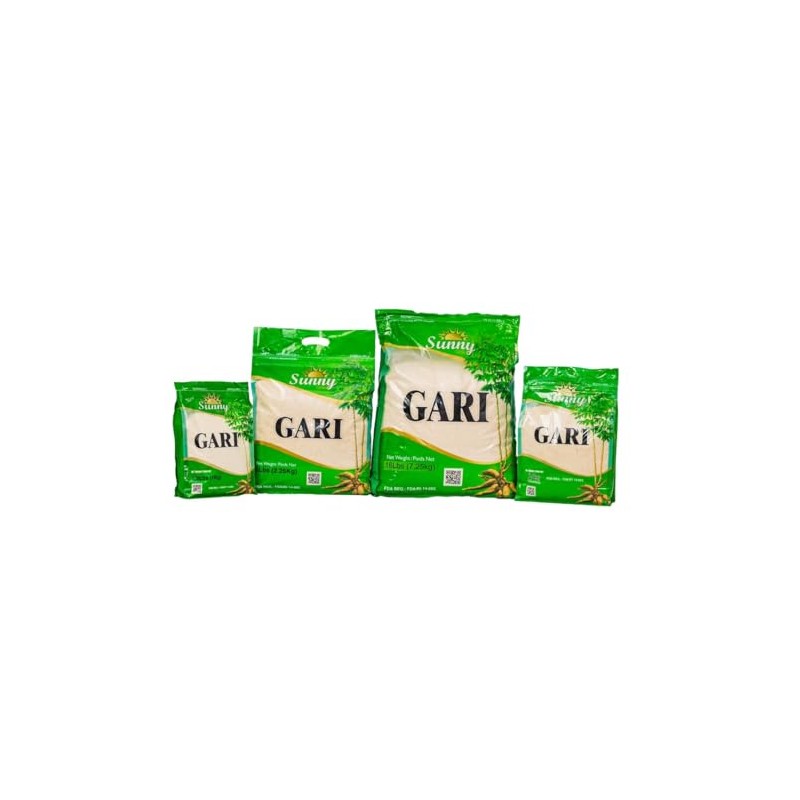 Sunny Gold Raw Gari Cassava Grits 16 LB (7.26Kg)
