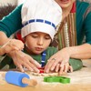 Honglida Mini Silicone Rolling Pin for Kids, Non-stick Surface Wood