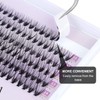 Cluster Eyelashes Extensions 40D 0.07 D Curl DIY Individual Eyelash