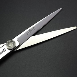 Professional Hair Dressing 6/7 Inch Straight Cutting Hairdressing Scissors (7 Inch Pack of 2)
