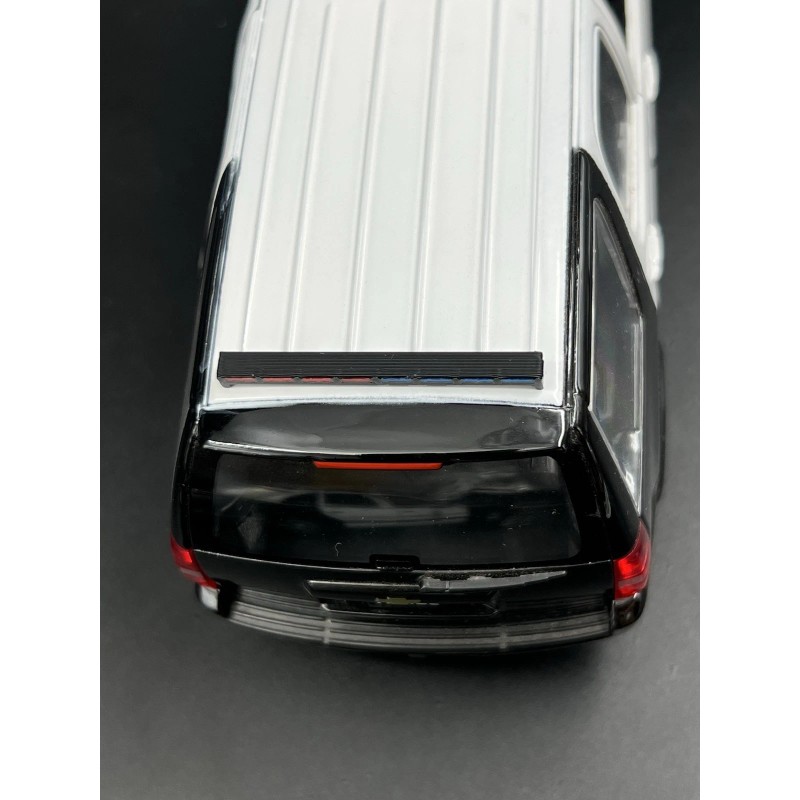 LED Ready Lightbar 1/24 LED Ready Blue Red Traffic Advisor