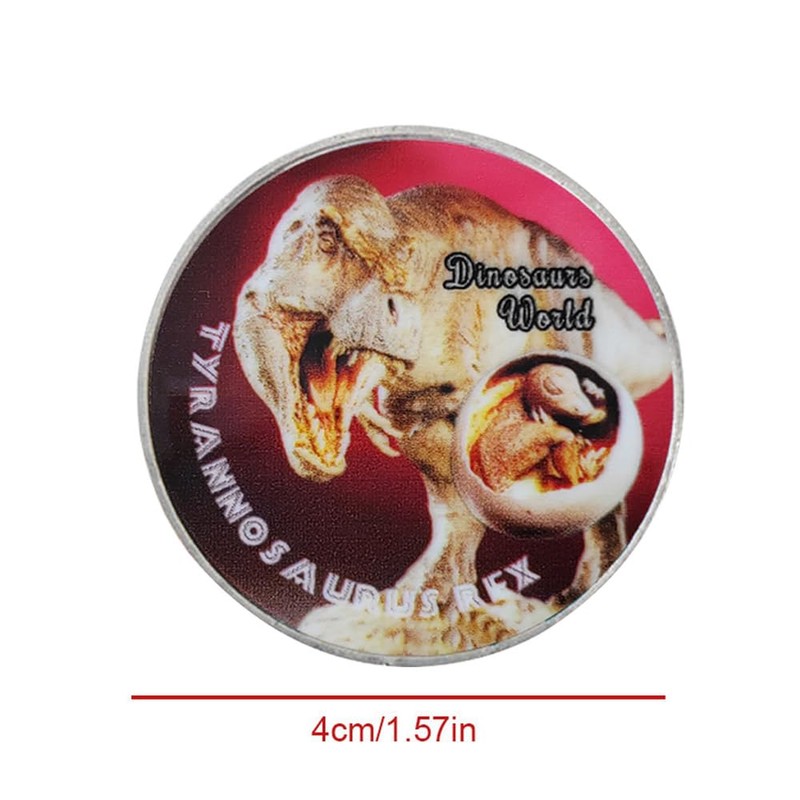 Dinosaur Commemorative Coin Set, 10pcs