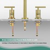 PARLOS 2-Handle Widespread 8 inch Bathroom Sink Faucet 3 Hole
