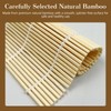 Tienyuu Bamboo Sushi Rolling Mat – 9.5" x 9.5" Natural