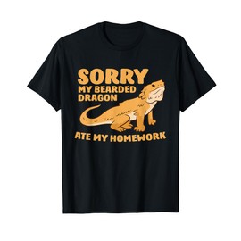 Bearded Dragon School My Bearded Dragon Ate My Homework T-Shirt