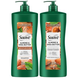 Suave Moisturizing Shampoo and Conditioner Set with Shea Butter - Revitalizing Dry Hair, 28 Oz Ea (2 Piece Set)