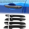 Door Handle Trim Cover Carbon Fiber Style Decoration Fit for