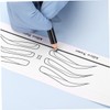 Beavorty Eyebrow Aid Kit Brow Stencil Guide Makeup Tools for