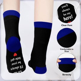 Father's Day Gifts for Dad from Daughter Son,Dad Happy Fathers Day Birthday Christmas Valentines Easter Retirement Xmas Practical Cool Gifts for Papa Presents,Stocking Stuffers,Funny Novelty Socks