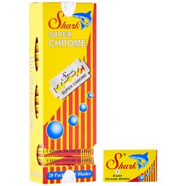 Shark Super Chrome Double Edge Razor Blades (100 Blades)