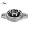 sourcing map 2pcs KFL005 Pillow Block Bearings 8mm Bore Bearing