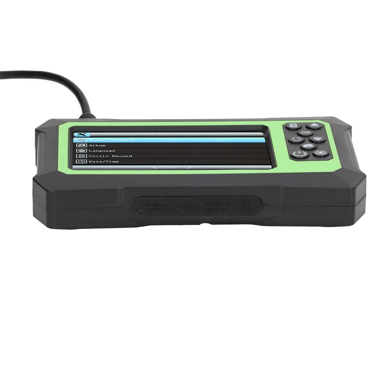 Endoscope 8mm Lens 4.3in LCD Screen Borescope Camera IP67 Waterproof