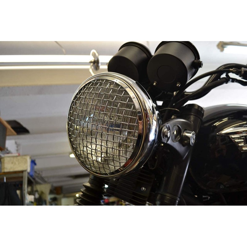 Alchemy Parts Motorbike Mesh Metal Grill Cover for 7" Inch