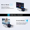 Teleadapt Adaptador USB C Hub 5 en 1, Adaptador Multipuerto