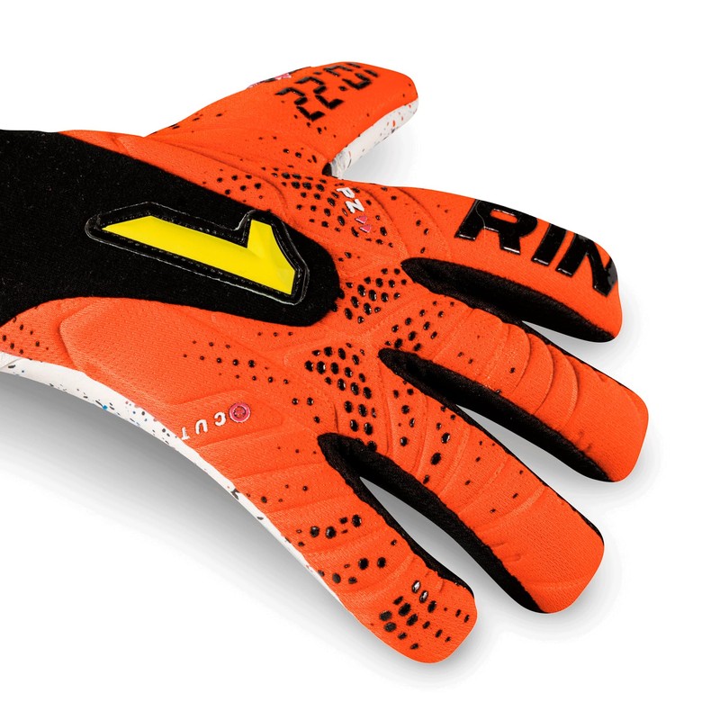 Rinat Goalkeeper Gloves Kronos 10:22 Turf (Orange, 5)