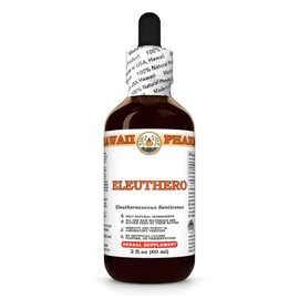 Eleuthero (Eleutherococcus Senticosus) Dry Root Tincture, Made in Hawaii, Organic Raw Materials, All Natural, Vegan, Pure Liquid Extract - 2 fl.oz