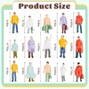 Hungdao 100 Pcs Small 1: 87 Ho Scale Tiny People