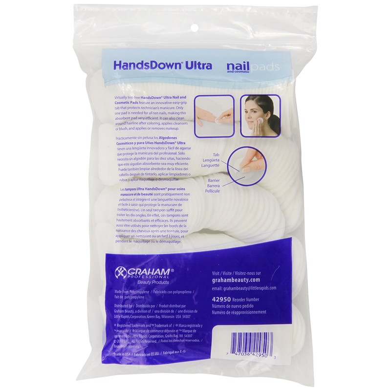 Graham Handsdown Ultra Nail & Cosmetic Pads
