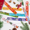 Qpout 40pcs Christmas Slap Bracelets for Children, Christmas Wrist Bands