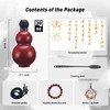 Kearnybo Gourd Water Bottle Tritan BPA-Free 210°F Heat Resistant -