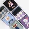 Design Skin (신세계김해점)( 갤럭시 Z플립4 ) 자수 바타입(파티)-바이올렛/우주 ITM22766 (Sinsegye