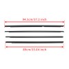 4PCS Door Glass Belt Outer Molding Weatherstrip For Suzuki Grand