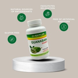Guanabana (Soursop) Leaf Tea & Capsules Combo – 100% Natural Graviola Leaves (4oz) & 90 Capsules – Herbal Supplement – No Artificial Additives, Gluten-Free