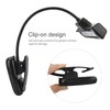 Portable Orchestra Music Stand Light Flexible Neck Clip On USB
