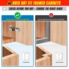 Ravinte 4 Pack Soft Close Hidden Hinges Surface Mount Kitchen