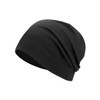 SRLLBBY Lightweight Cotton Beanie, Breathable Thin Sleep Hats, Skull Caps