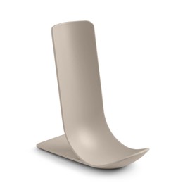 Blim Plus Spoon Rest Vertical Stand Taupe Matt (Mocha) Made of 100% Recyclable Plastic, Non-Toxic, Dishwasher Safe, for Ladle and Cutlery in Various Sizes, Non-Slip and Space-Saving