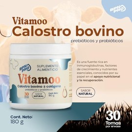 BPN PRO | Calostro Bovino Sin Sabor con Colágeno, Probióticos y Prebióticos | Suplemento para Salud Digestiva y Bienestar Intestinal | Con Inulina de 