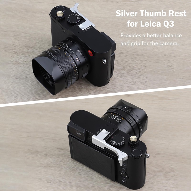 Haoge Metal Thumb Up Grip for Leica Q3-43 Q3 Camera