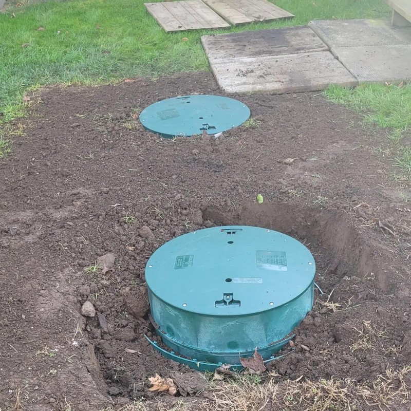 Polylok 24" x 12" Septic Tank Riser w/Round Walls