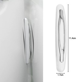 Lotsdonxia 4-Pack Car Door Edge Protectors Shock-Absorbing Bumper Strips for Enhanced Anti-Collision and Scratch Resistance (White)