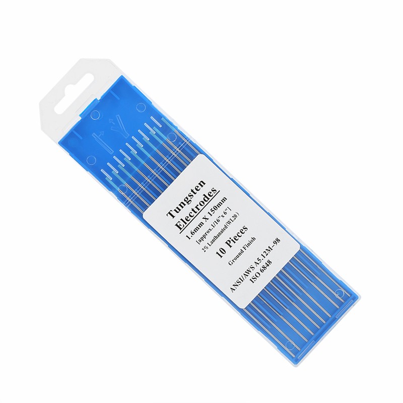 10pcs box WL20 Tungsten Electrode Professional Tig Rod 2.0% Lanthanated