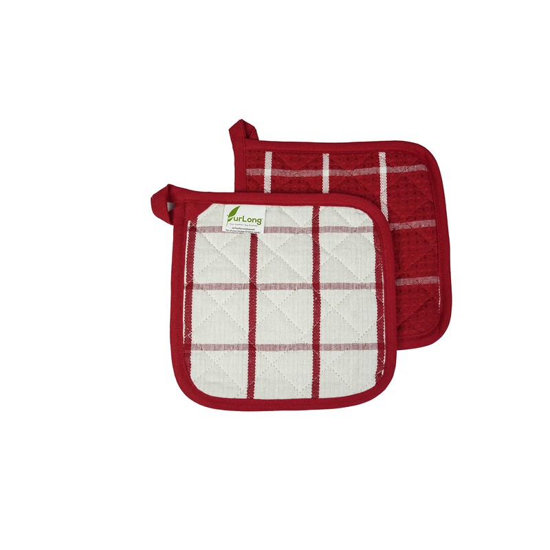 furLong 100% Cotton Eco-Friendly Honey Comb Weave 6-Piece Kitchen Set,